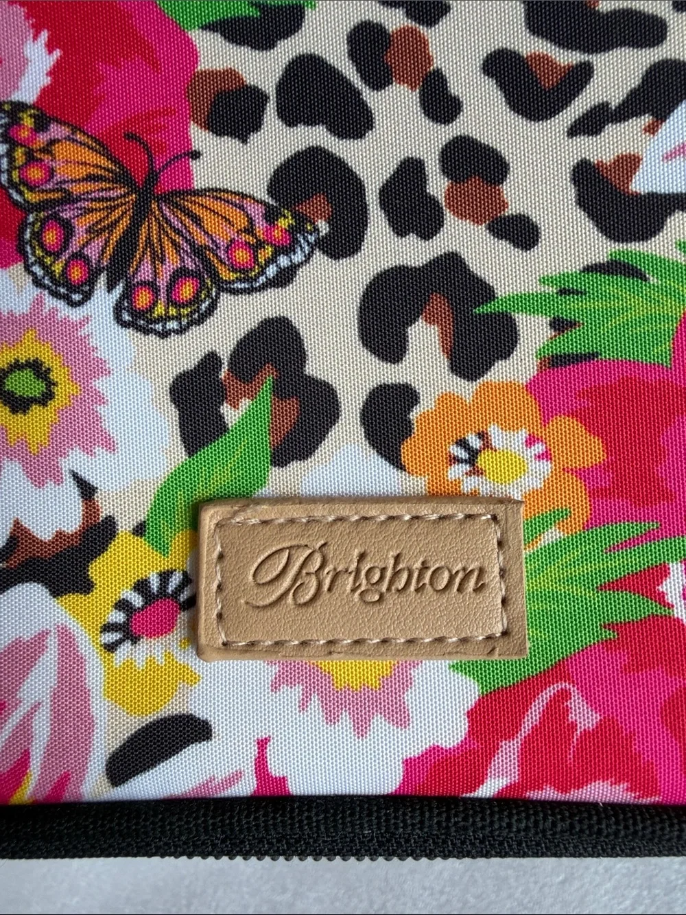 BRIGHTON Butterfly Garden Travel Jewelry Case / Jewelry Organizer